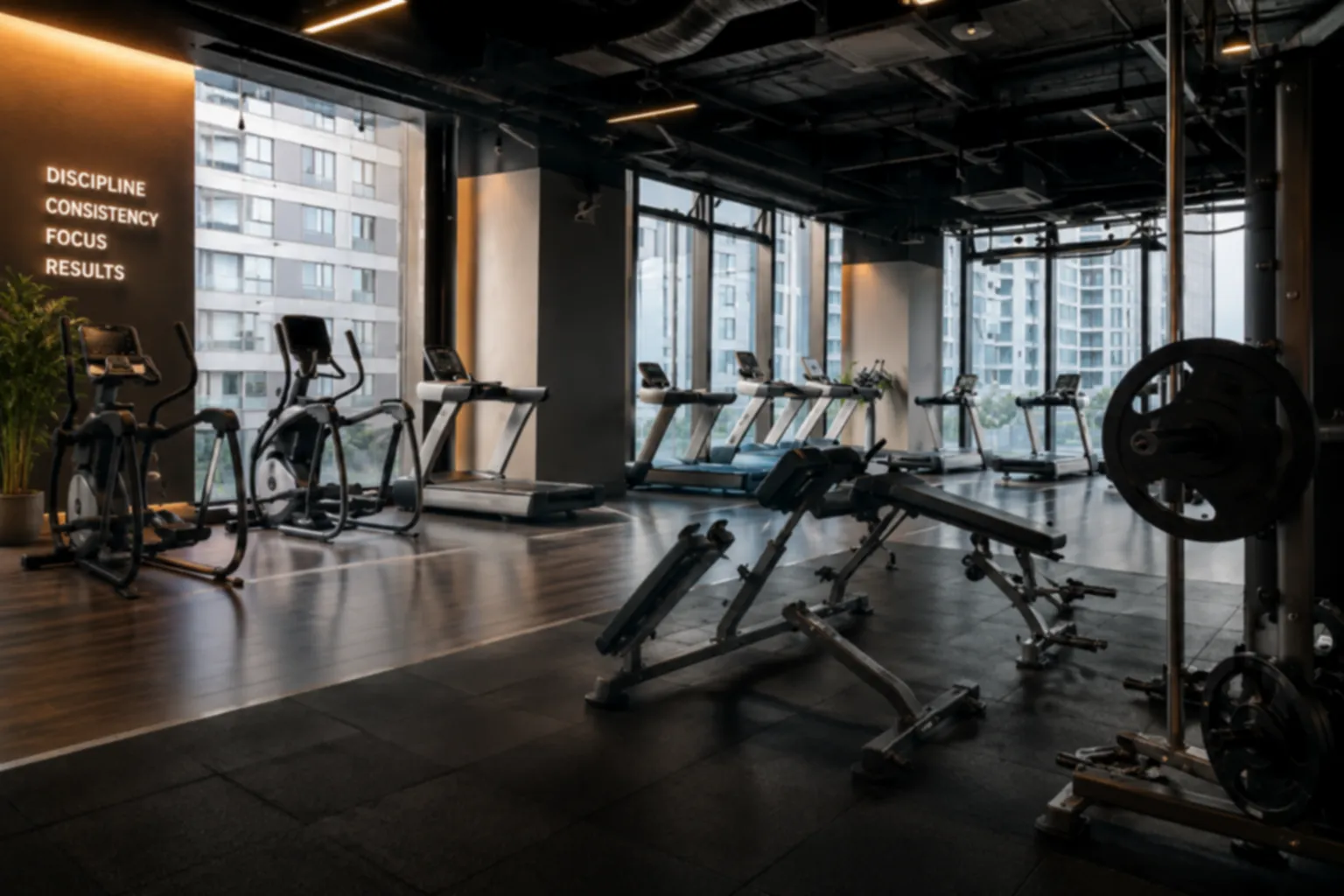 Hotel and resort fitness room equipment service