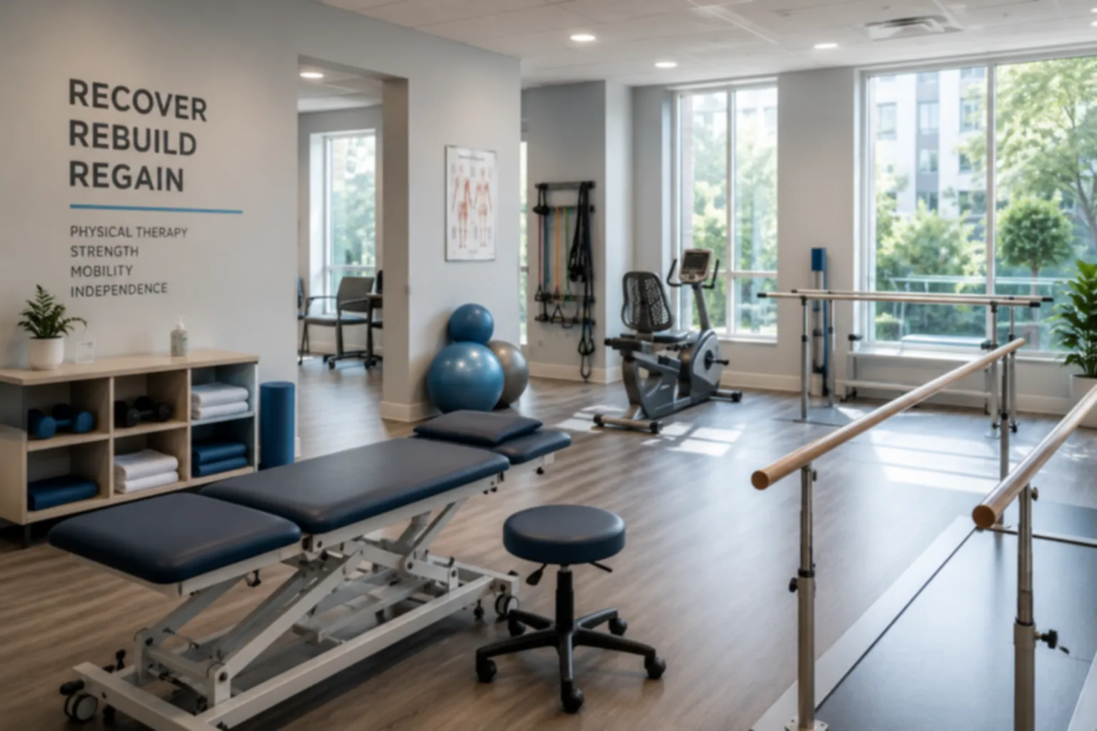 Rehabilitation center fitness equipment service