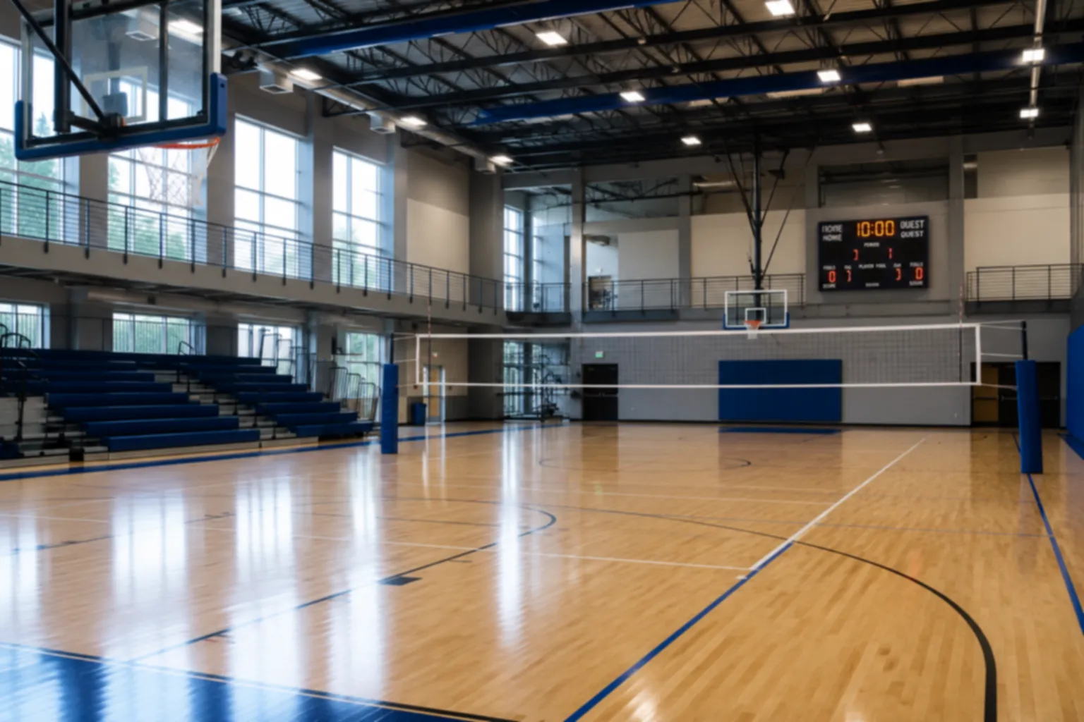Sports and recreation facility fitness equipment service